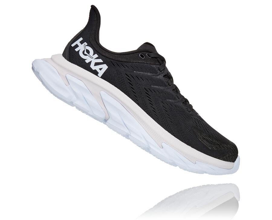 Hoka One One Hardloopschoenen Heren - Clifton Edge - Zwart/Wit - OA9471206